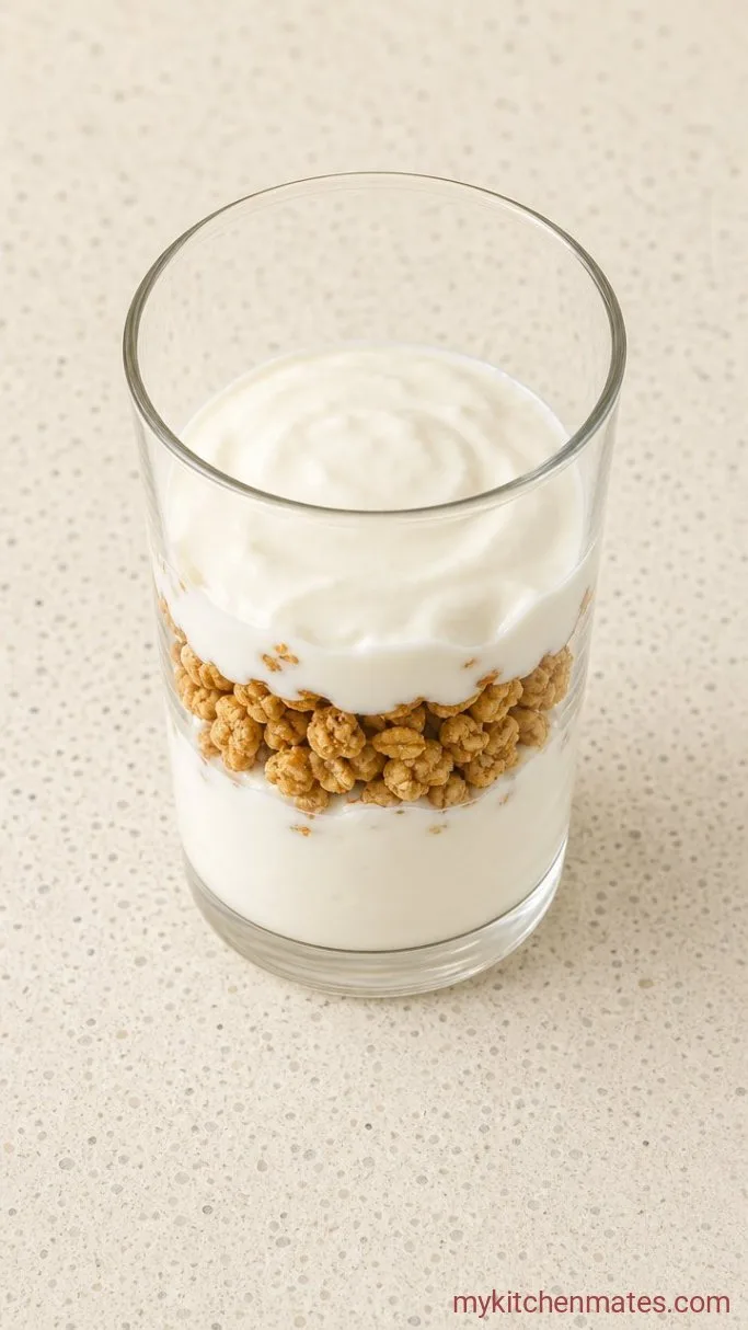 Step 1: Layer the Yogurt and Granola