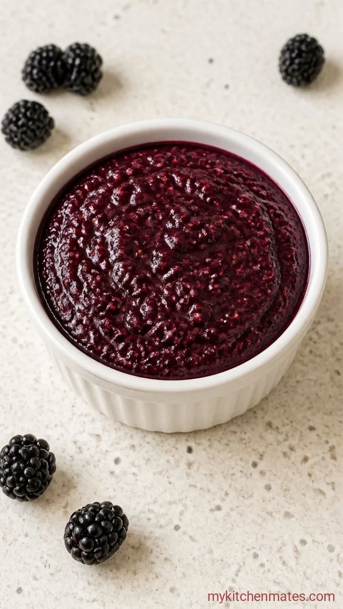 Step 1: Make the Blackberry Purée