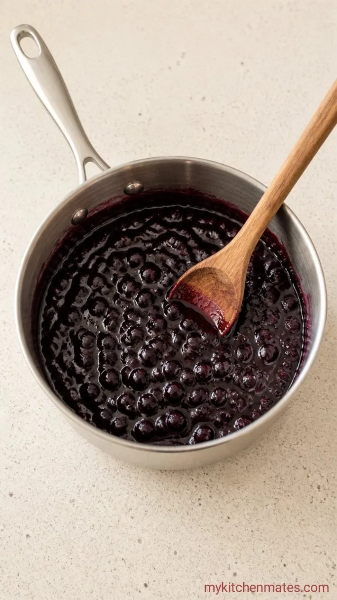 No-Bake Lemon Blueberry Trifle Step 1: Make the Blueberry Compote