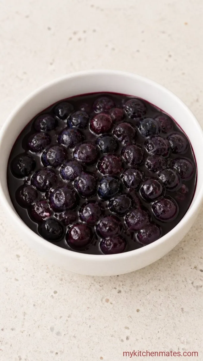 Step 1: Make the Blueberry Compote