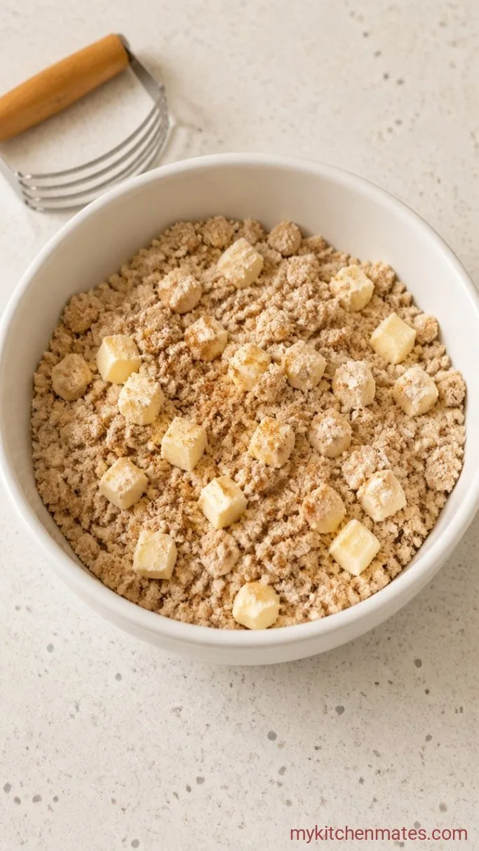 Step 1: Make the Brown Sugar Crumble
