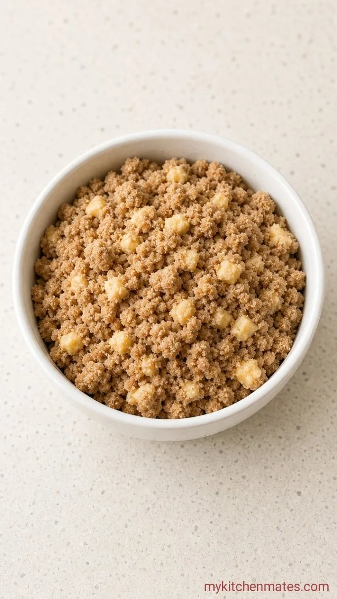 Step 1: Make the Cinnamon Crumble