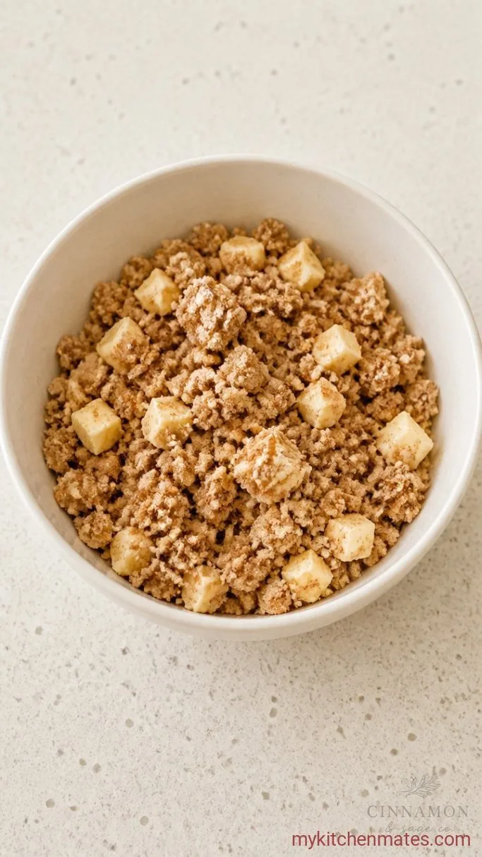 Tender Gluten Free Coffee Cake with Cinnamon Streusel Step 1: Make the Cinnamon Streusel