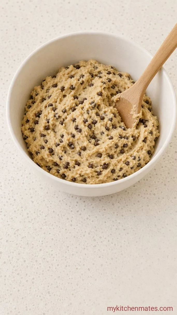 Stuffed Cookie Dough Cupcakes Step 1: Make the Cookie Dough Filling