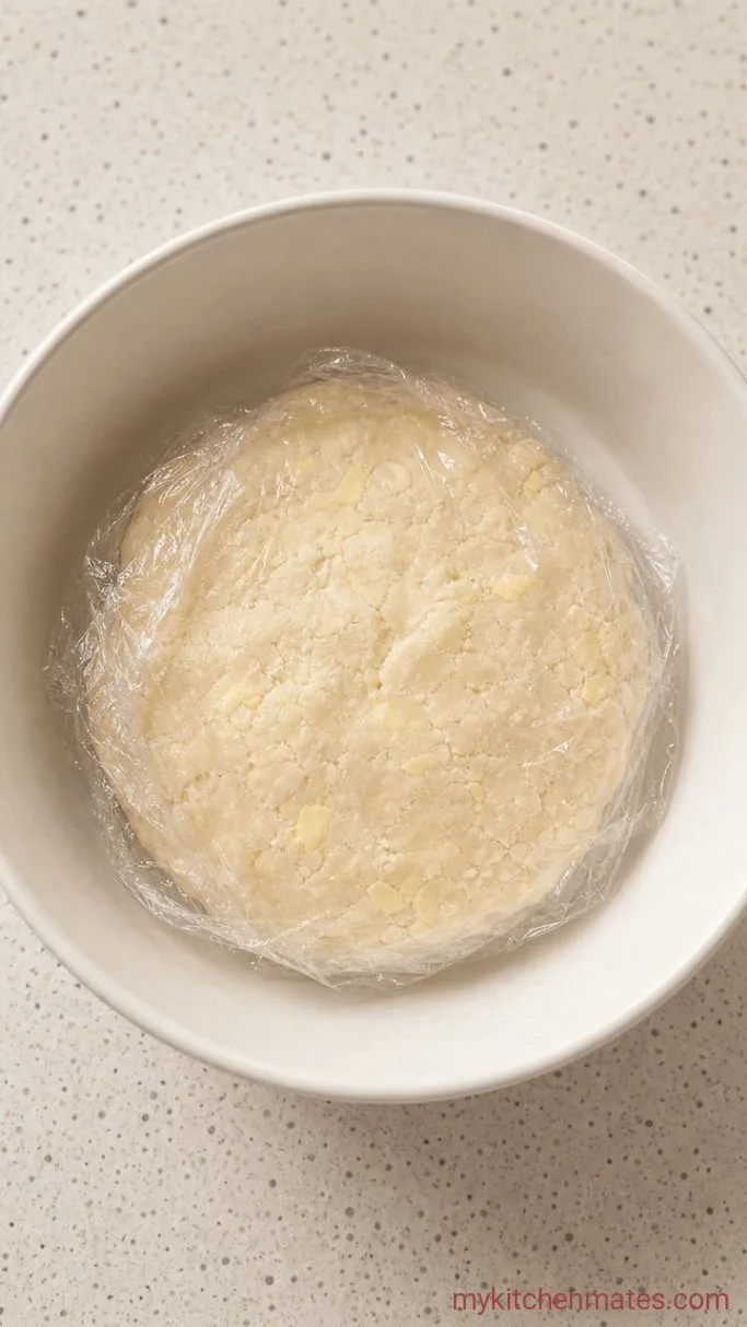 Skillet Gluten Free Chicken Pot Pie Step 1: Make the Dough