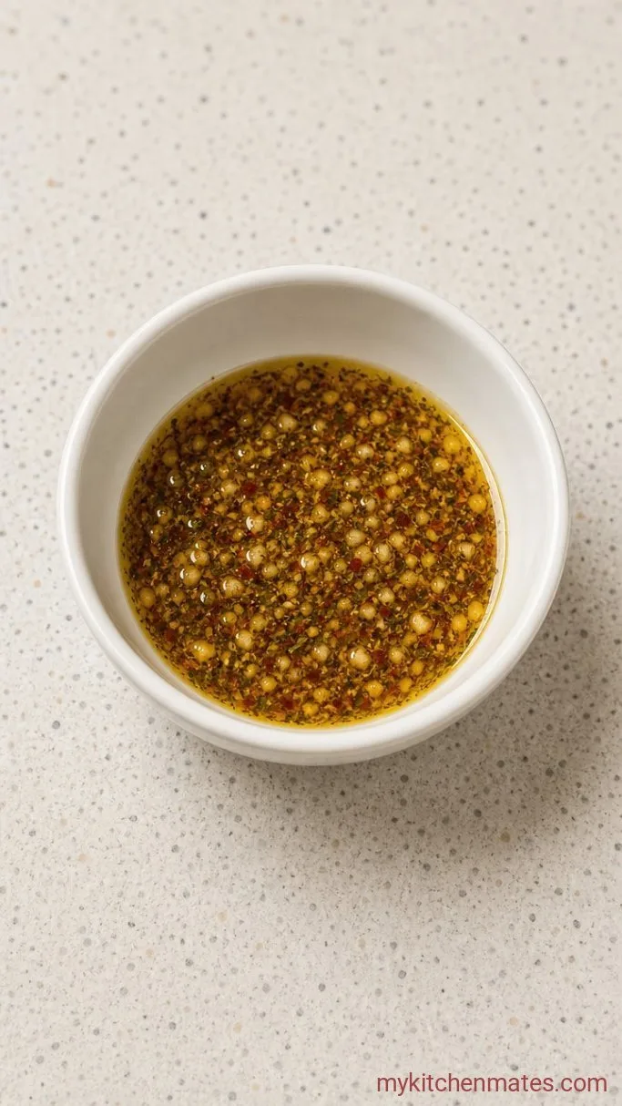 30-Minute Baked Chicken and Broccoli Step 1: Make the Garlic-Herb Oil
