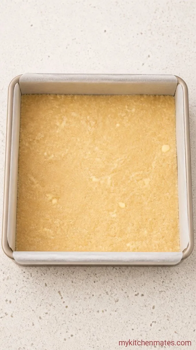 Sticky Gluten Free Pecan Pie Bars Step 1: Make the Shortbread Crust