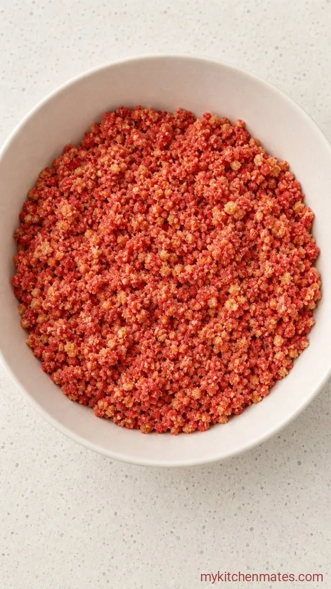 Step 1: Make the Strawberry Crunch