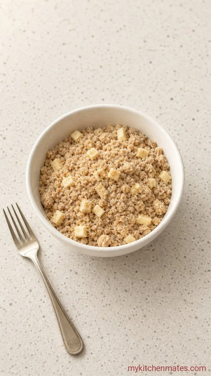 Moist Pumpkin Muffins (Ready in 30 Minutes) Step 1: Make the Streusel Topping