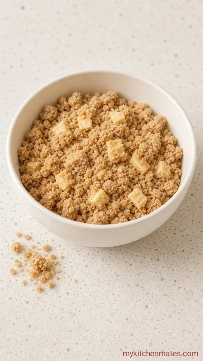 Moist Pumpkin Streusel Coffee Cake with Buttery Streusel Step 1: Make the Streusel