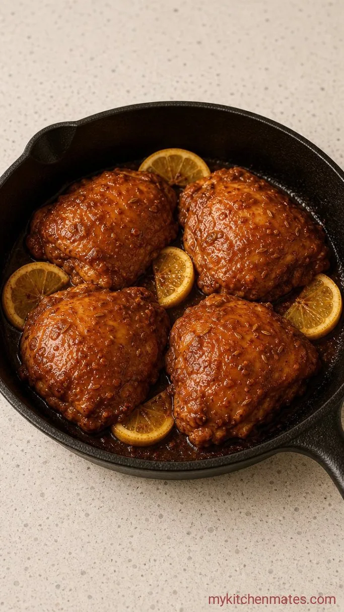 Easy One-Pan Chicken Thigh Shawarma Step 1: Marinate the Chicken