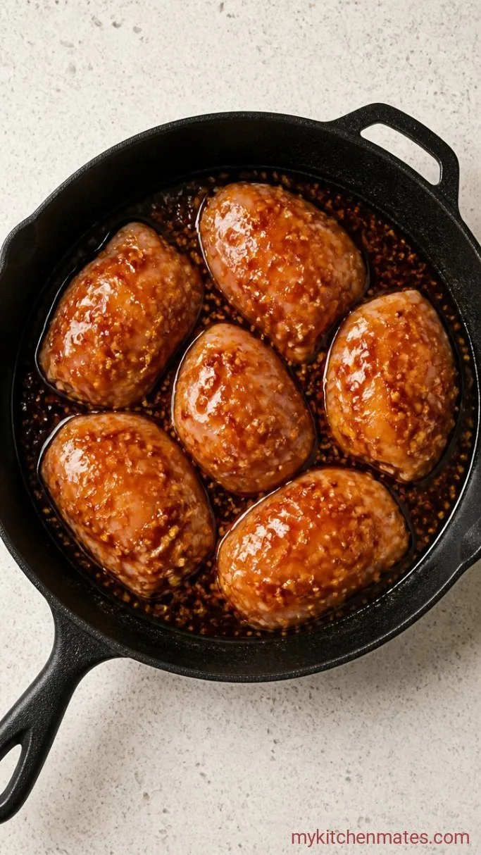 Sticky Korean BBQ Chicken Step 1: Marinate the Chicken