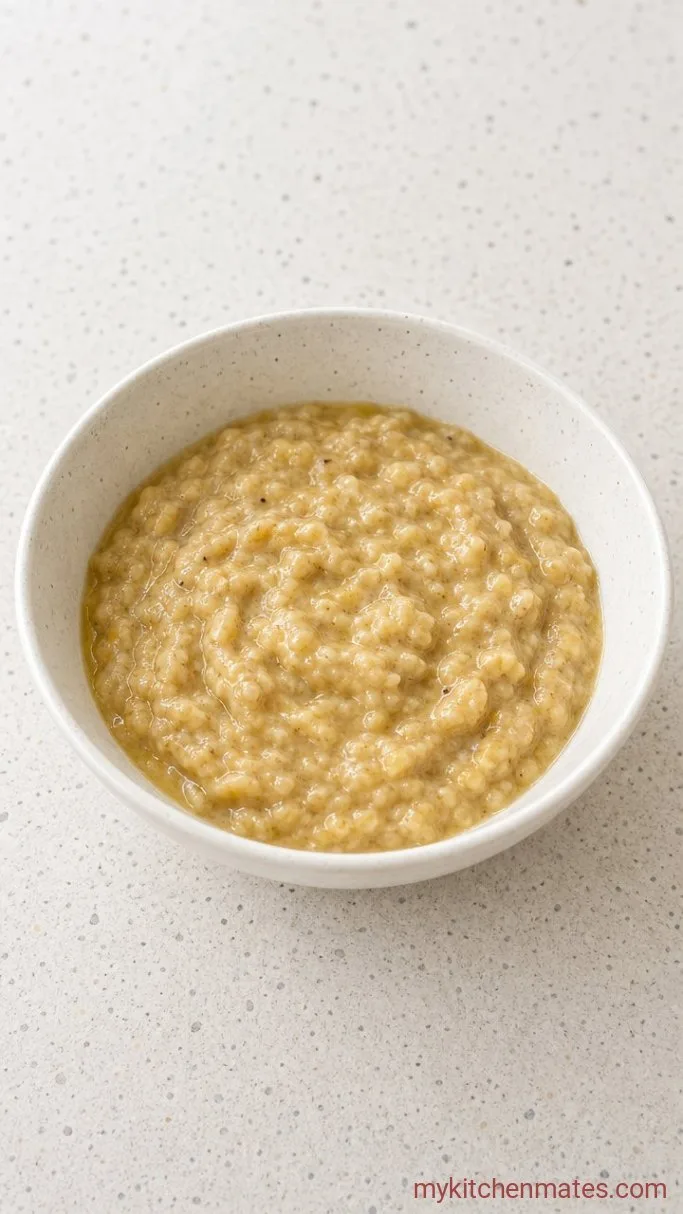 Air Fryer Banana Bread in Under 30 Minutes Step 1: Mash and Mix the Wet Ingredients