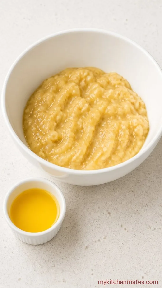 Step 1: Mash the Bananas and Melt the Butter