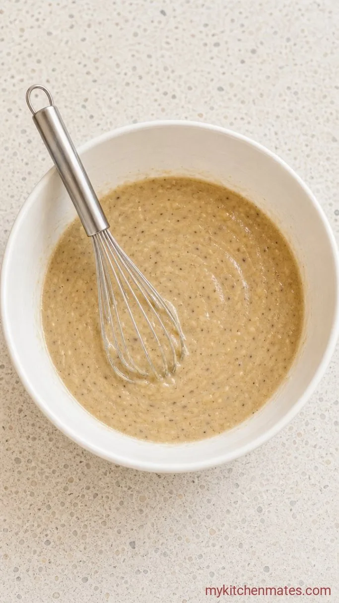Step 1: Mash the Bananas and Mix the Wet Ingredients