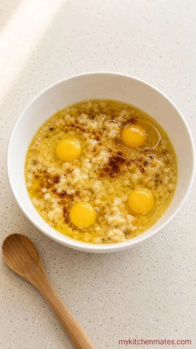 Step 1: Mash the Bananas and Mix the Wet Ingredients