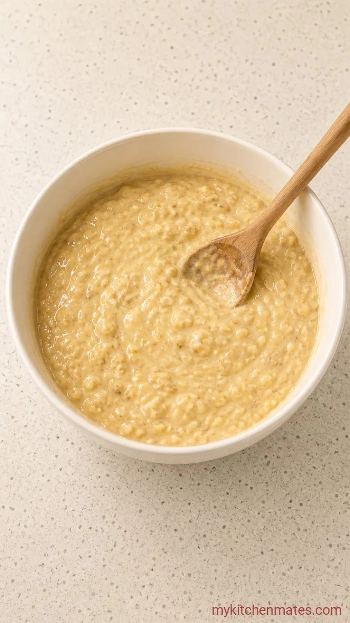 Step 1: Mash the Bananas and Mix the Wet Ingredients