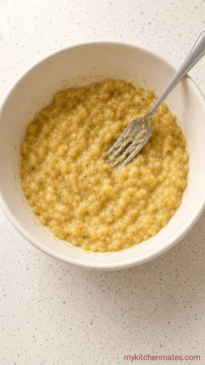 Step 1: Mash the Bananas
