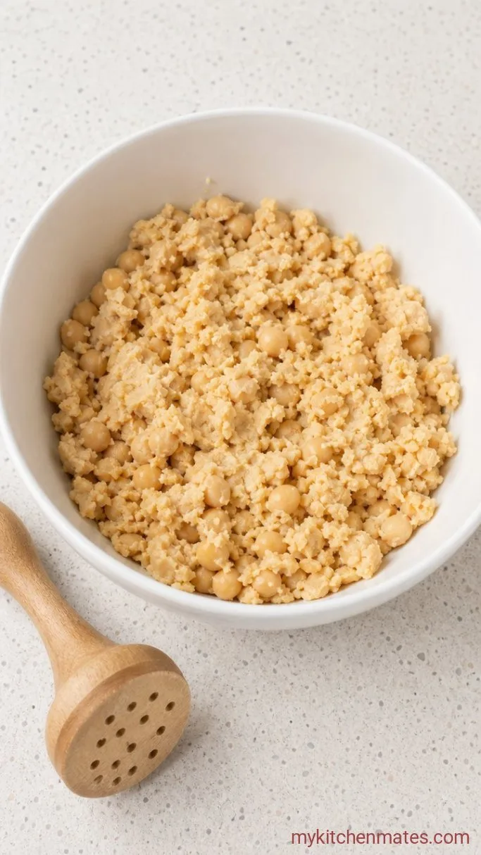Step 1: Mash the Chickpeas