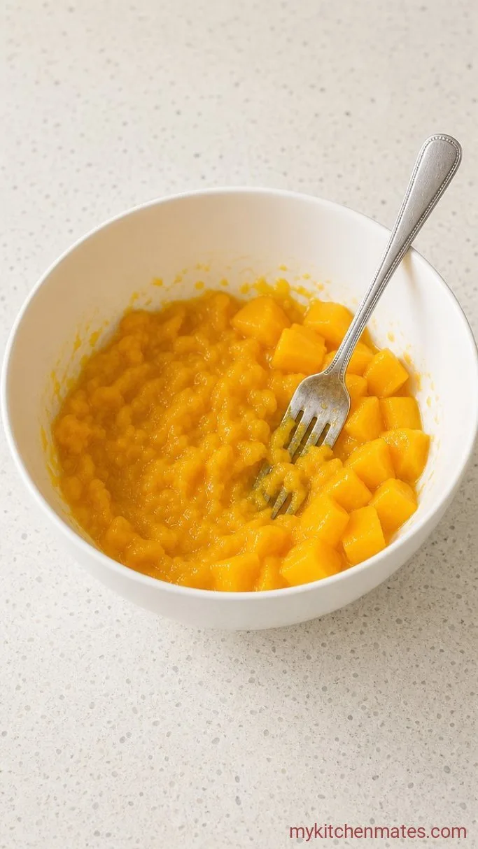 Step 1: Mash the Mango