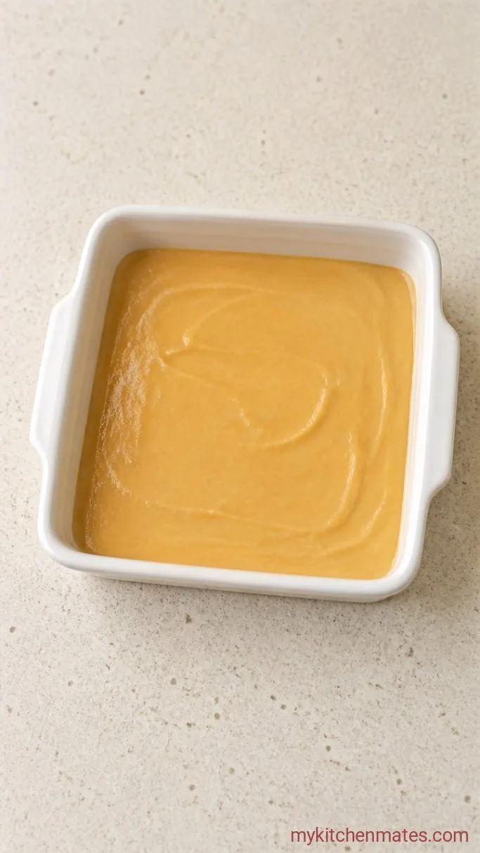 No-Bake Chocolate Peanut Butter Cookie Bars Step 1: Melt the Base Together