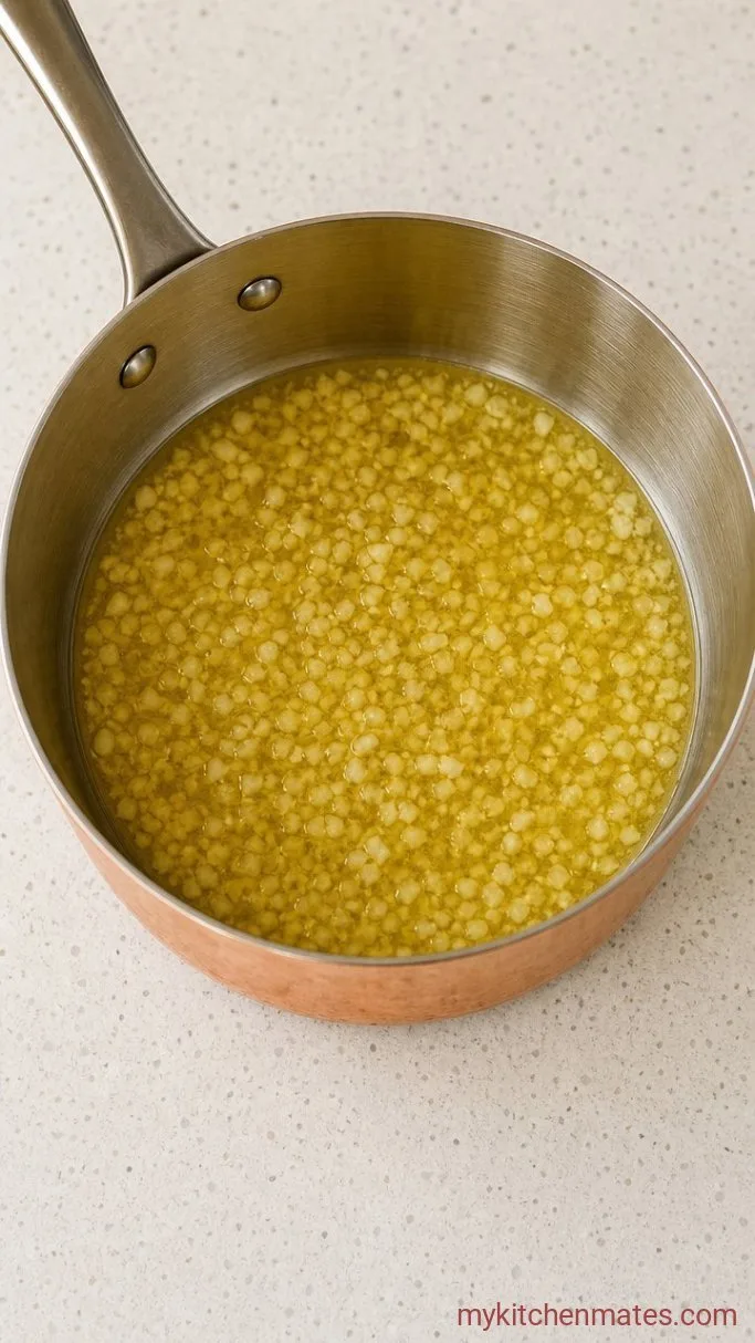 Step 1: Melt the Butter and Sauté Garlic