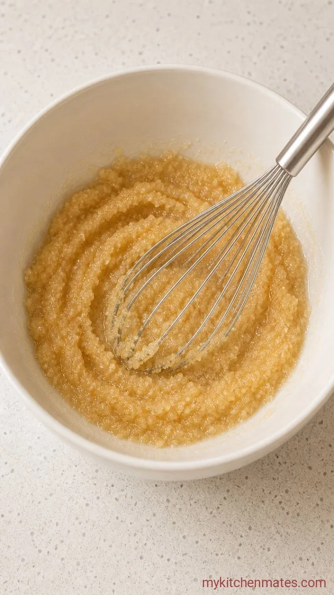 One-Bowl Fudgy Chocolate Brownie Cake Step 1: Melt the Butter and Whisk the Sugars
