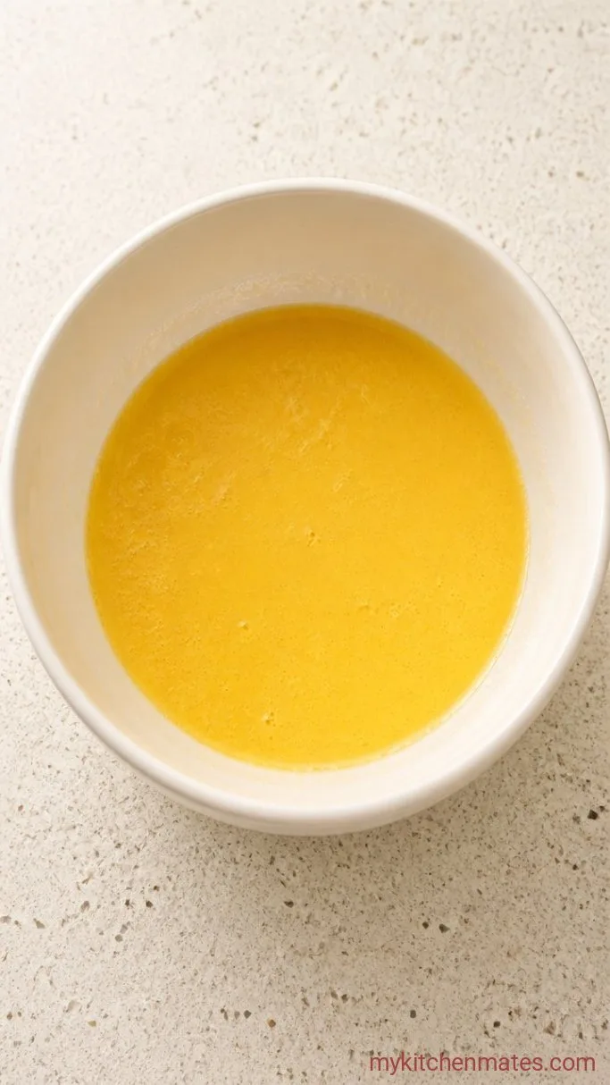 Step 1: Melt the Butter and Whisk the Wet Ingredients