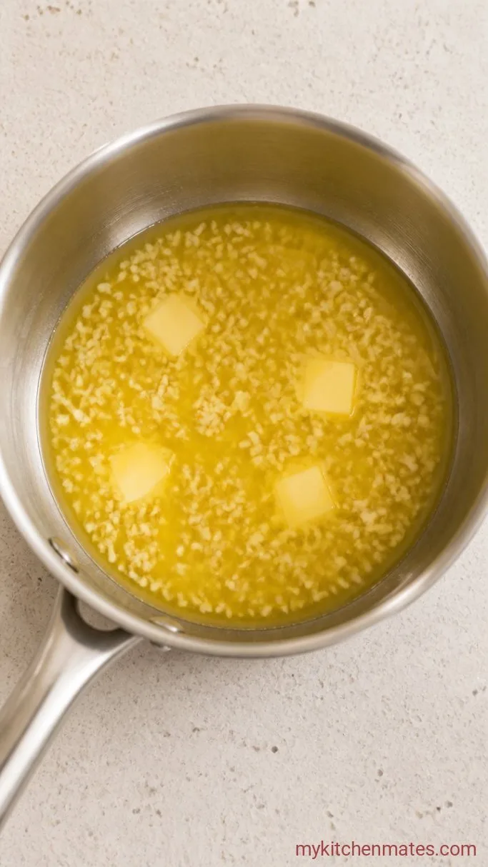 Step 1: Melt the Butter with Garlic