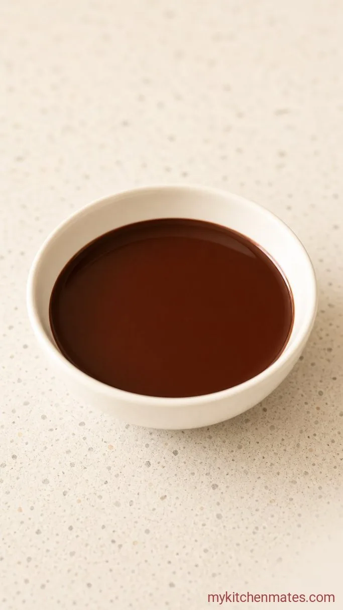 Rich Flourless Chocolate Truffle Cake Step 1: Melt the Chocolate and Butter