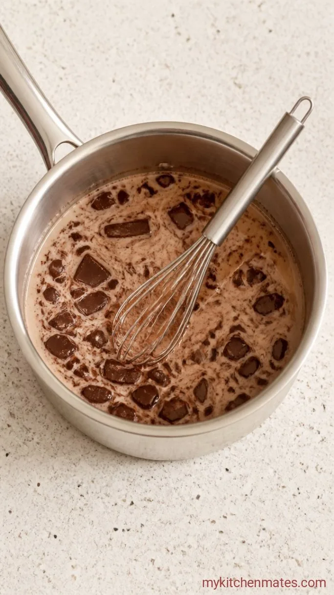 Step 1: Melt the Chocolate into the Milk