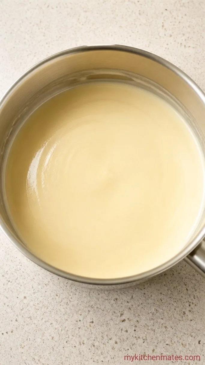 No-Bake Vegan Rice Crispy Treats (5 Ingredients) Step 1: Melt the Marshmallow Mixture