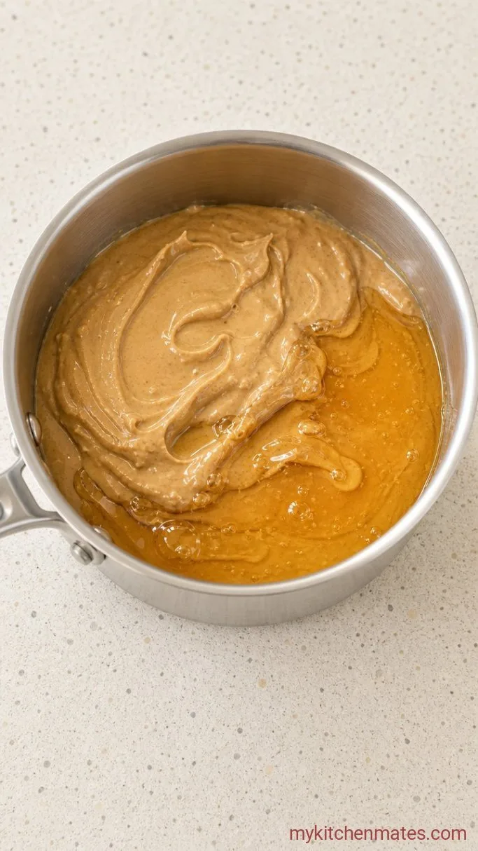 Step 1: Melt the Peanut Butter and Honey