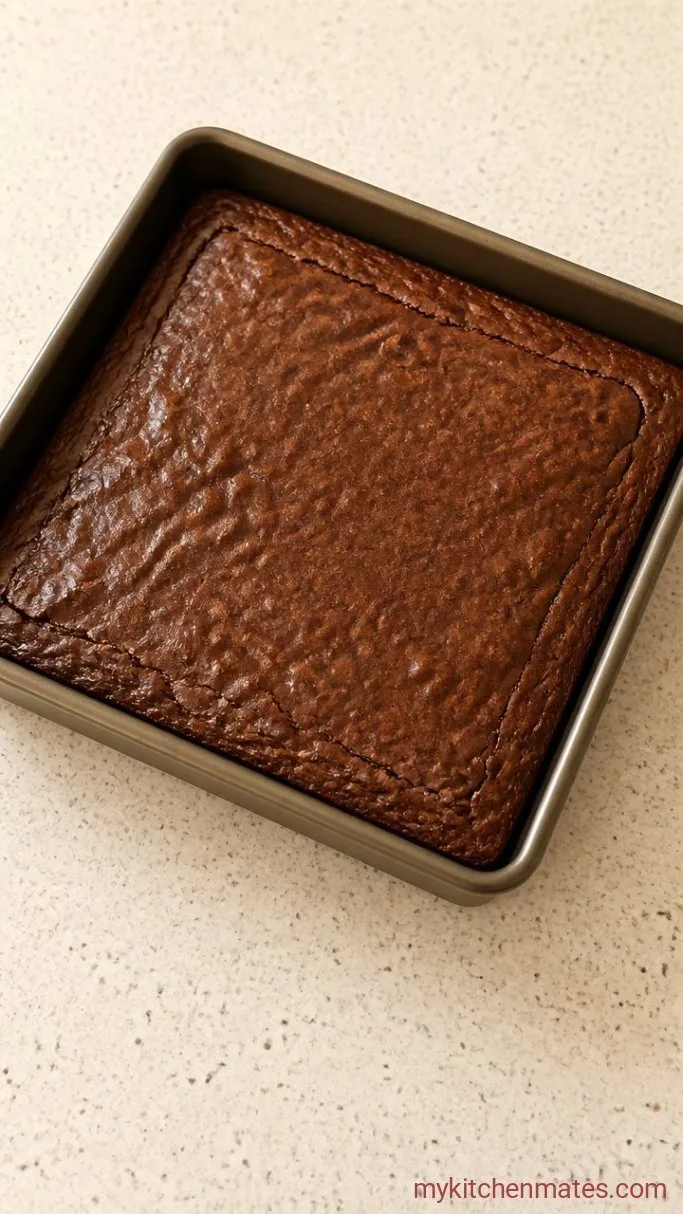 Brownie Santa Hats (A Simple Holiday Treat) Step 1: Mix and Bake the Brownie Base