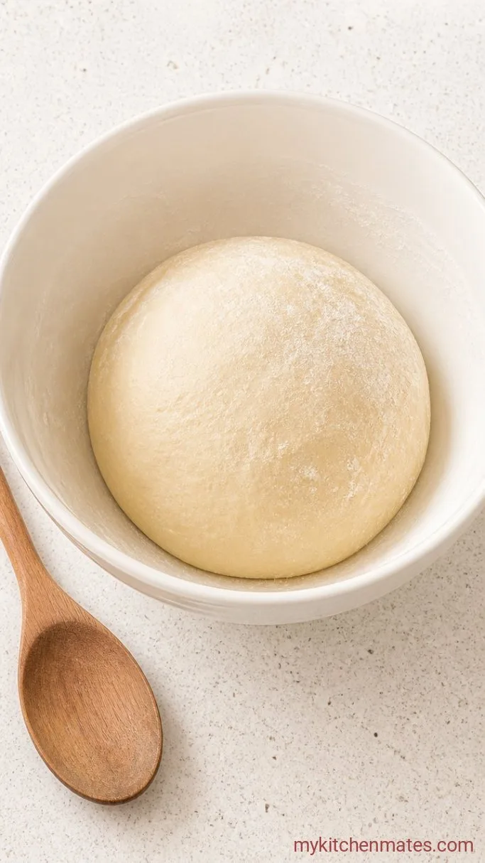 Fluffy Parker House Rolls with Buttery Tops Step 1: Mix and Knead the Dough