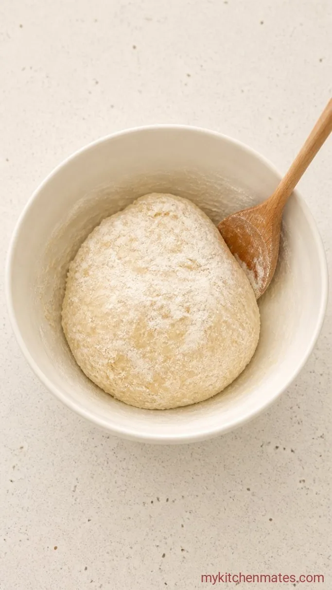 Soft and Fluffy Dinner Rolls Step 1: Mix and Knead the Dough