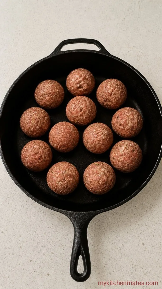 Step 1: Mix and Shape the Meatballs