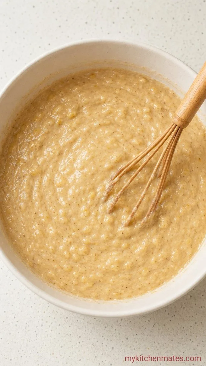 Easy Banana Cake With Yellow Cake Mix Step 1: Mix the Batter