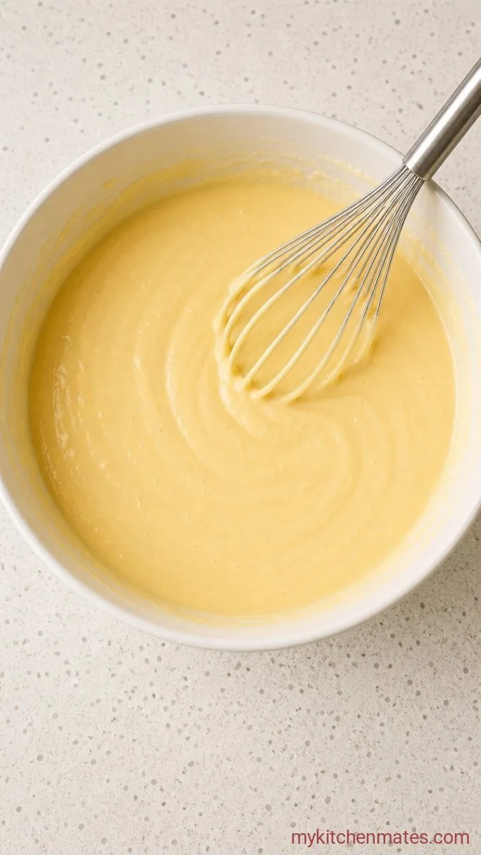 Cinnamon Roll Bundt Cake with Cream Cheese Glaze Step 1: Mix the Batter