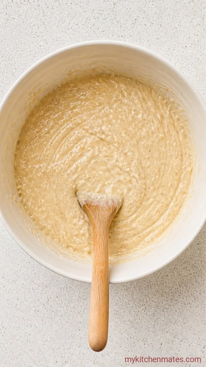 One-Bowl Coconut Sheet Cake with Cream Cheese Frosting Step 1: Mix the Batter