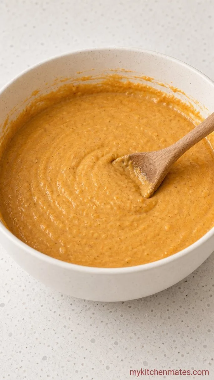 Snickerdoodle Pumpkin Bread with Cinnamon Sugar Crust Step 1: Mix the Batter