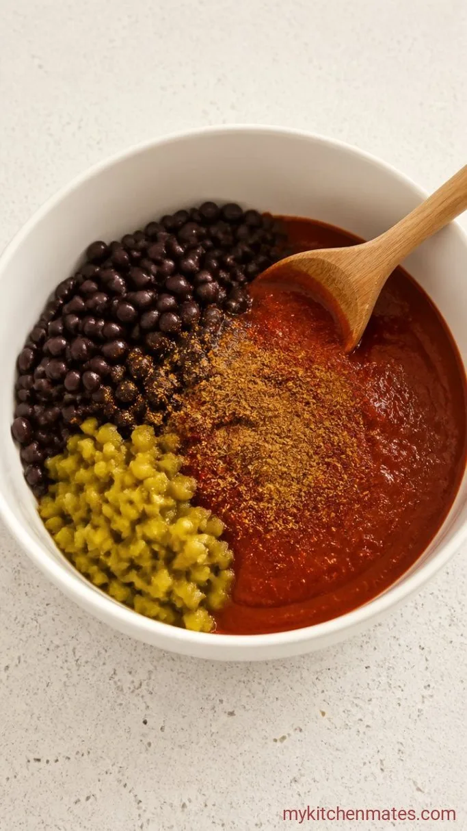 Step 1: Mix the Bean Filling