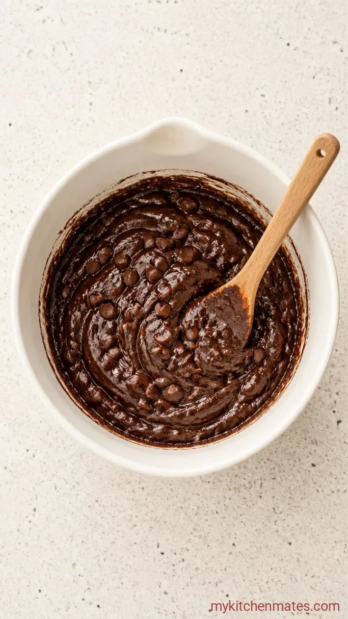 Easy Brownie Sundae Bar for Parties Step 1: Mix the Brownie Batter