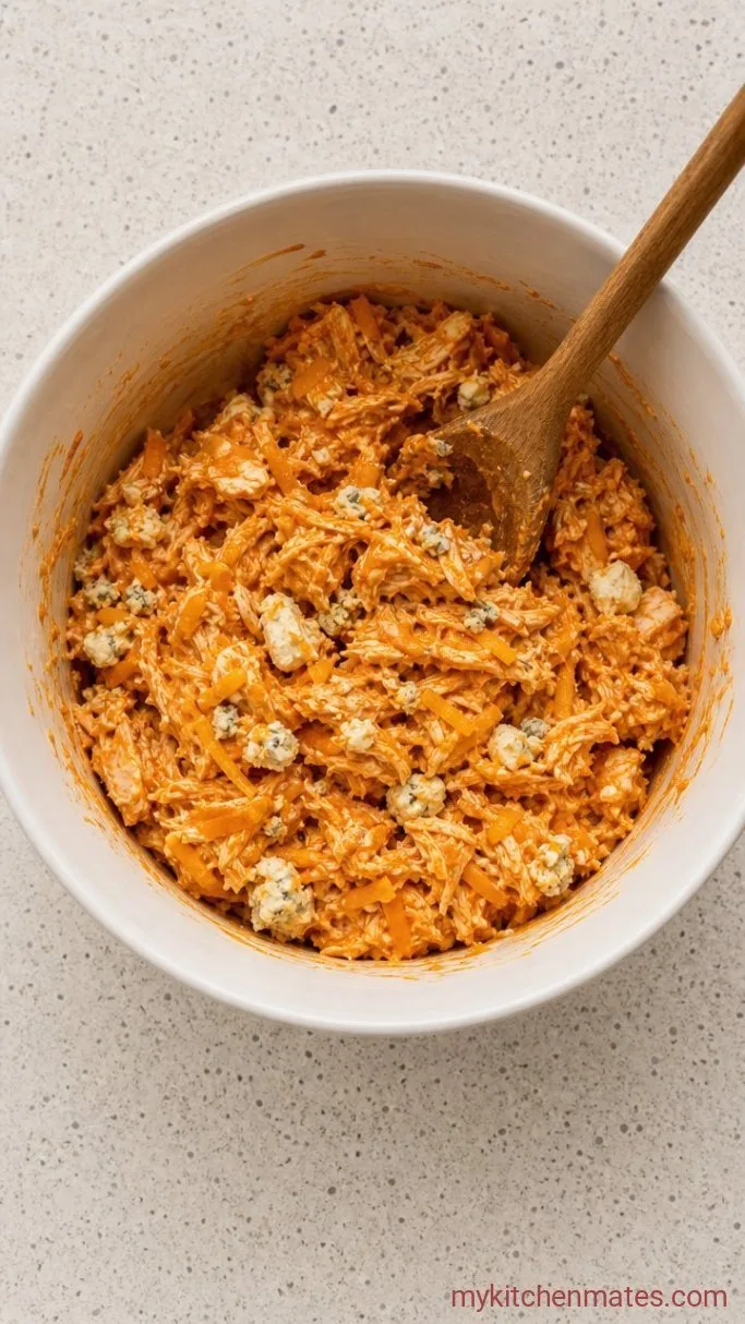 Step 1: Mix the Buffalo Chicken Filling