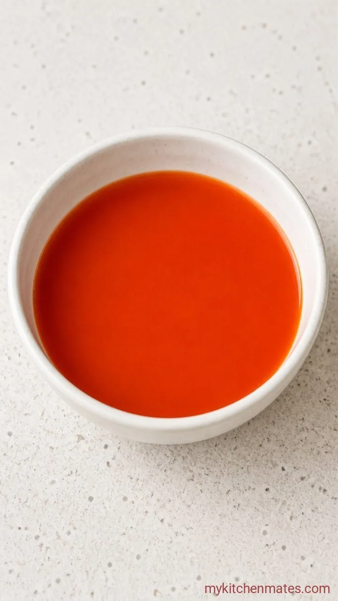 Spicy Buffalo Chickpea Wraps (Ready in 15 Minutes) Step 1: Mix the Buffalo Sauce