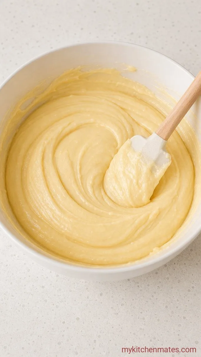 Step 1: Mix the cake batter