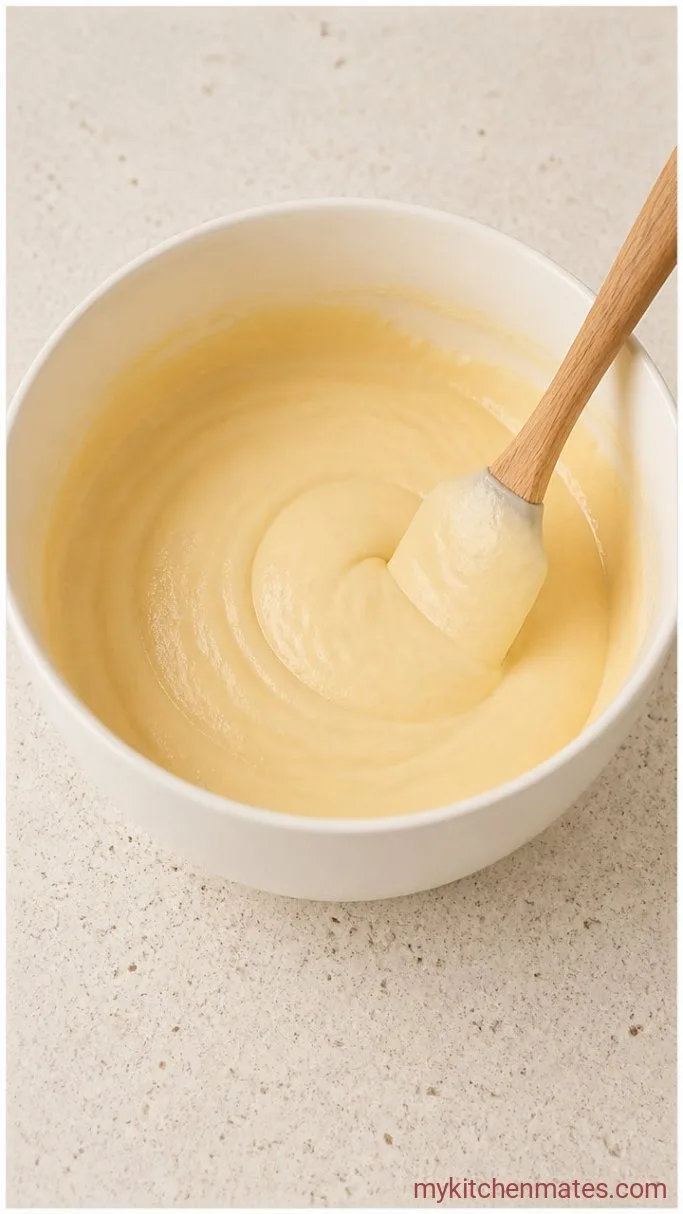 Easy Strawberry Honeybun Cake Step 1: Mix the Cake Batter