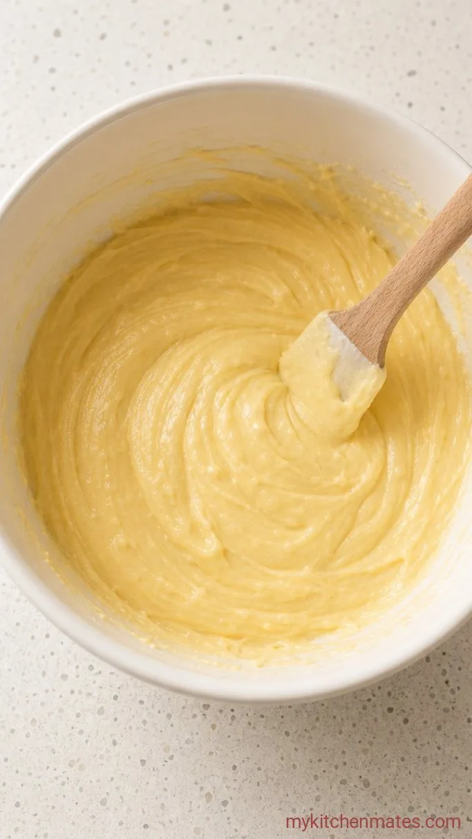 Creamy Pumpkin Pie Cake with Crunchy Pecan Topping Step 1: Mix the Cake Batter