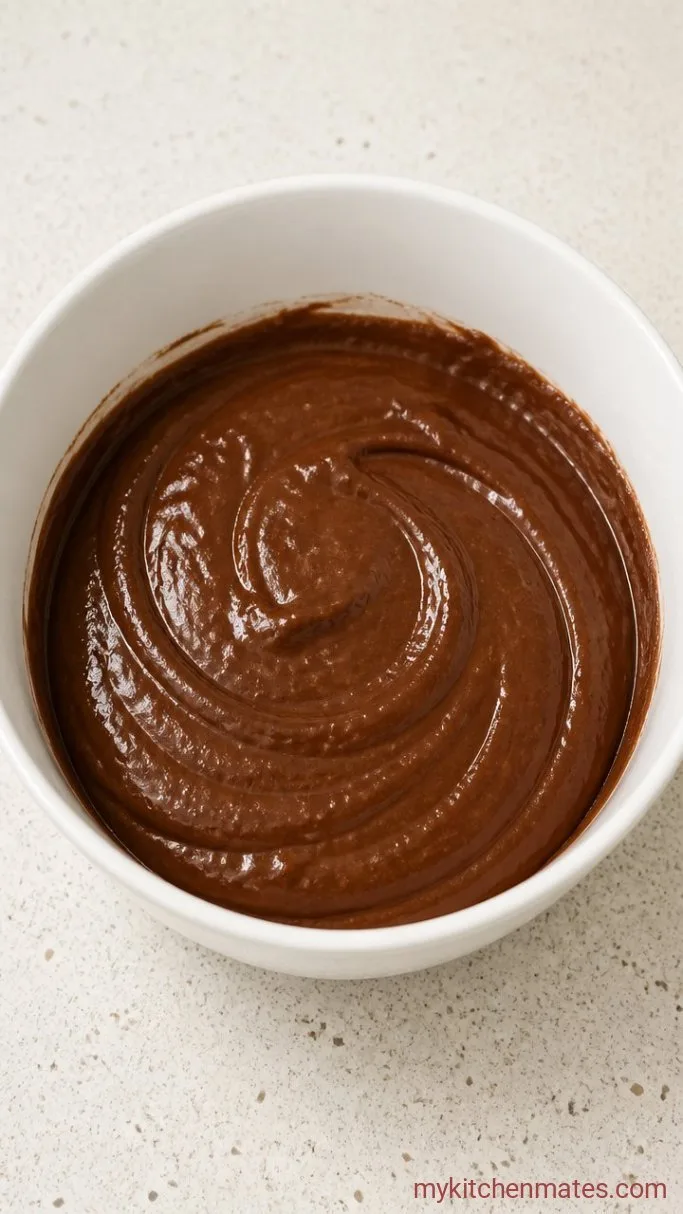 Old-Fashioned Tunnel of Fudge Bundt Cake Step 1: Mix the Cake Batter