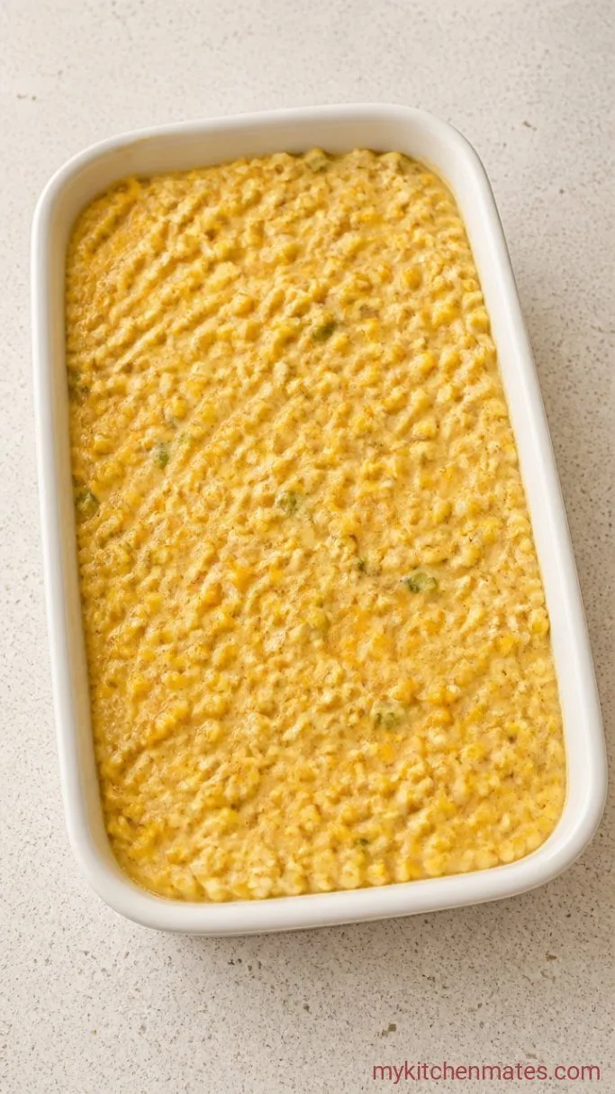 Cheesy Mexican Corn Casserole Step 1: Mix the Casserole Batter